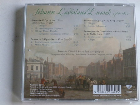 Dussek - Complete Piano Sonatas vol. 9 / Bart van Oort (nieuw)
