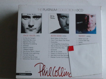 Phil Collins - Face Value / Both Sides / Testify (3 CD) Nieuw