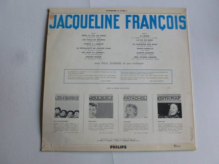 Jacqueline Francois - Les Grandes Chansons (LP)