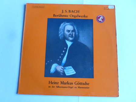 Bach - Ber&uuml;hmte Orgelwerke / Heinz Markus G&ouml;ttsche (LP)