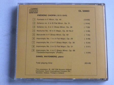 Daniel Wayenberg plays Chopin (emi bovema)