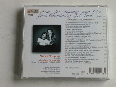 Bach - Arias for Soprano &amp; Oboe / Nienke &amp; Pauline Oostenrijk (vanguard classic)