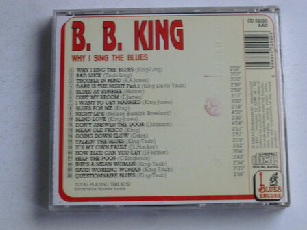 B.B. King - Why i sing the Blues