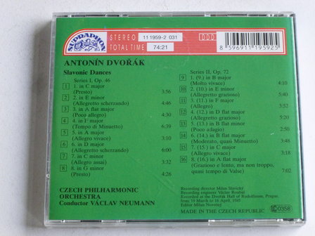 Dvorak - Slavonic Dances / Vaclav Neumann