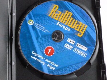 Rail Away - Europa / Engeland, schotland, belgie, luxemburg (DVD)