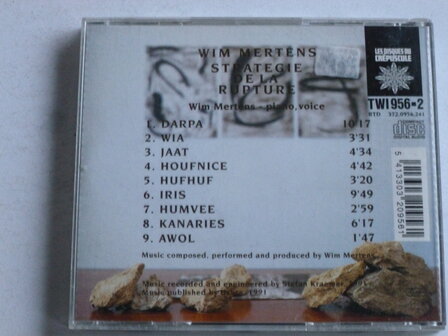 Wim Mertens - Strategie de la Rupture