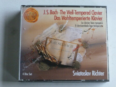 Bach - The Well Tempered Clavier / Sviatoslav Richter (4 CD) RCA