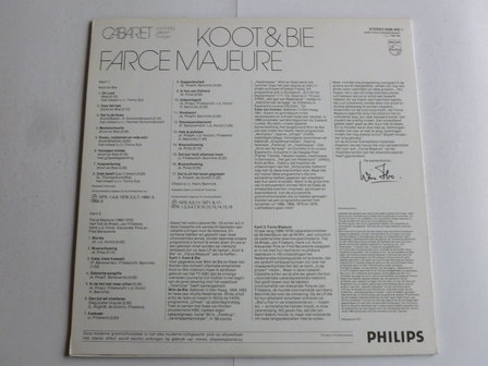Cabaret - Koot &amp; Bie / Farce Majeure (LP)