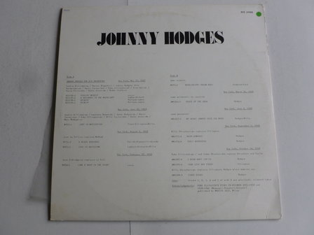 Johnny Hodges - a study in ellingtonia (lp)