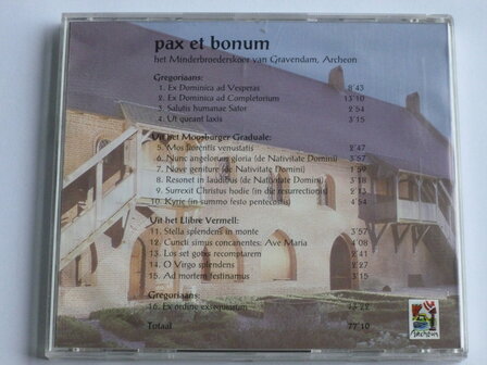 Pax et Bonum - Het Minderbroederskoor van Gravendam