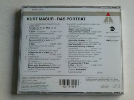 Kurt Masur - Das Portr&auml;t (nieuw)