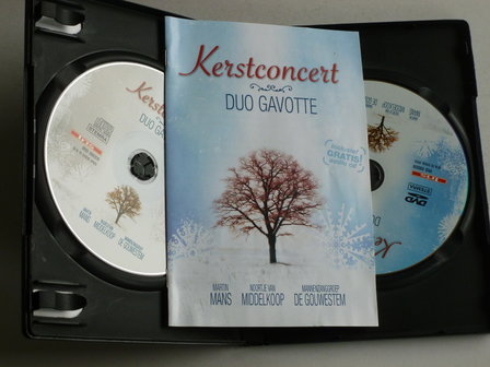 Kerstconcert - Duo Gavotte / Martin Mans, Noortje van Middelkoop (Cd + DVD)