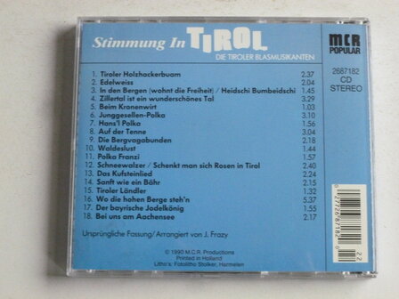 Stimmung in Tirol - Die Tiroler Blasmusikanten