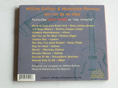 William Galison &amp; Madeleine Peyroux - got you on my mind
