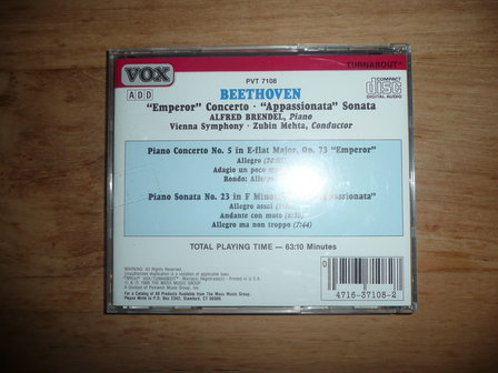 Beethoven Emperor Concerto - Alfred Brendel