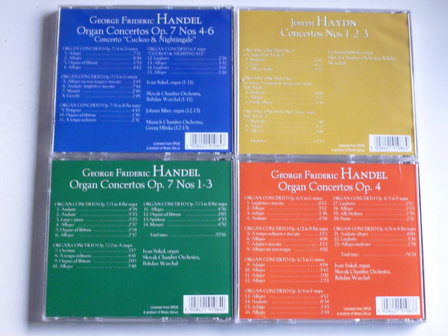 Handel, Haydn - Organ Concertos / Ivan Sokol (4 CD)