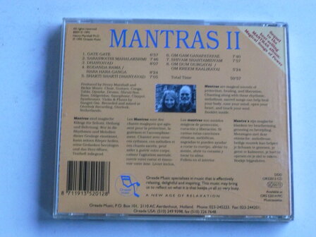 Mantras II - Henry Marshall (oreade music)
