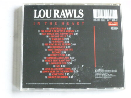 Lou Rawls - In the heart / A Collection