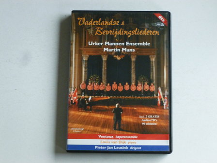 Vaderlandse &amp; Bevrijdingsliederen - Urker Mannen Ensemble, Martin Mans , Louis van Dijk (DVD + 2CD)