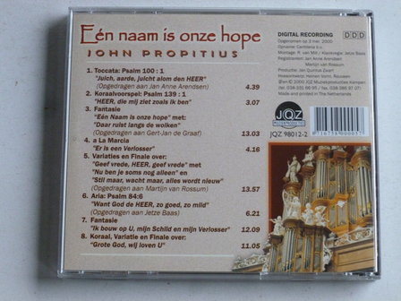 John Propitius - Een naam is onze hope