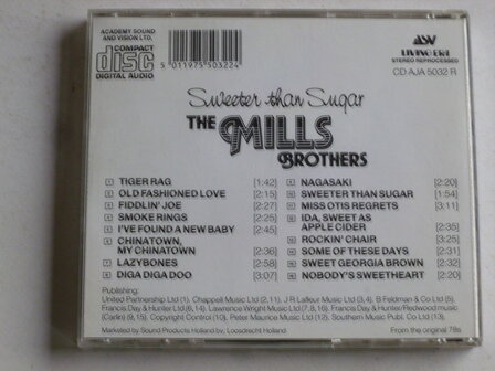 The Mills Brothers - Sweeter than Sugar