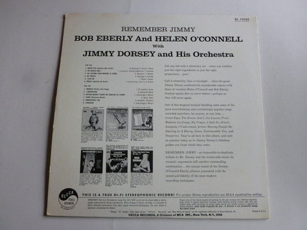 Bob Eberly and Helen O&#039; Connell - Remember Jimmy (LP)