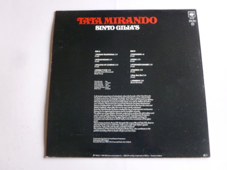 Tata Mirando - Sinto Gilla&#039;s (LP)