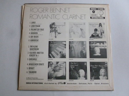Roger Bennet - Romantic Clarinet (LP)