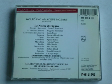 Mozart - Le Nozze di Figaro highlights / Sir Neville Marriner
