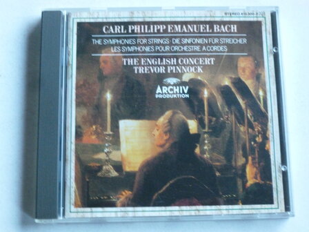 C.P.E. Bach - The Symphonies for Strings / Trevor Pinnock