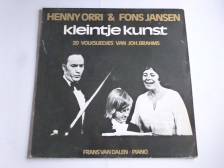 Henny Orri &amp; Fons Jansen - Kleintje Kunst (LP)
