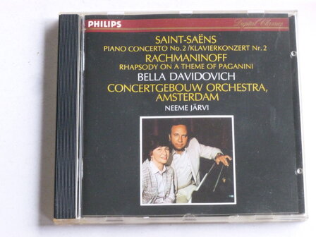 Rachmaninoff, Saint-Sa&euml;ns - piano concerto 2 / Bella Davidovich, J&auml;rvi