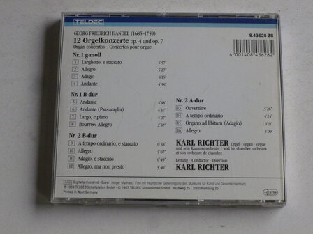 H&auml;ndel - Orgelkonzerte / Karl Richter