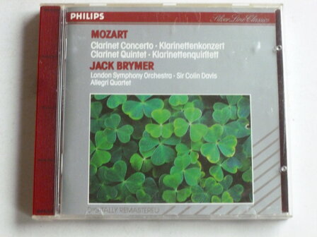 Mozart - Clarinet Concerto / Jack Brymer, Sir Colin Davis