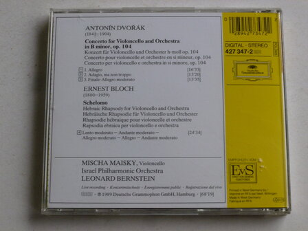Dvorak - Cello Concerto / Mischa Maisky, Leonard Bernstein