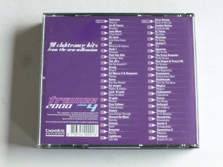 Trance 2000 volume 4 - 40 clubtrance hits (2 CD)