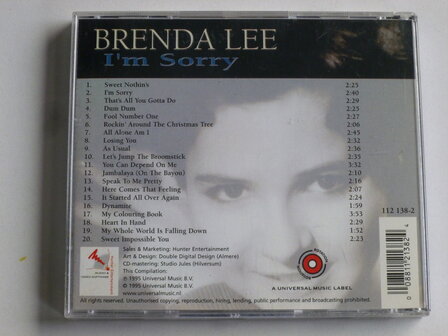 Brenda Lee - I&#039;m Sorry