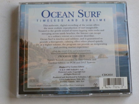 Ocean Surf - Timeless and Sublime / Don Gibson&#039;s Solitudes