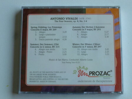 Vivaldi - The Four Seasons / Musici di San Marco, Alberto Lizzio (nieuw)