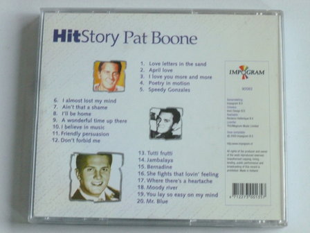 Pat Boone - Hitstory (impogram)