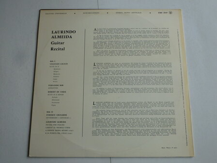 Laurindo Almeida - Guitar Recital (LP)