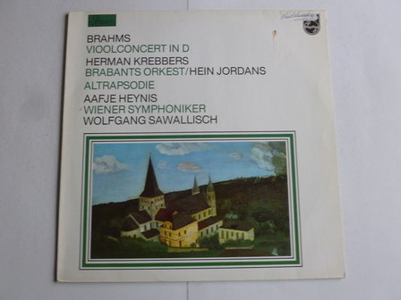Brahms - Vioolconcert, Altrapsodie / Herman Krebbers, Aafje Heynis (LP) philips