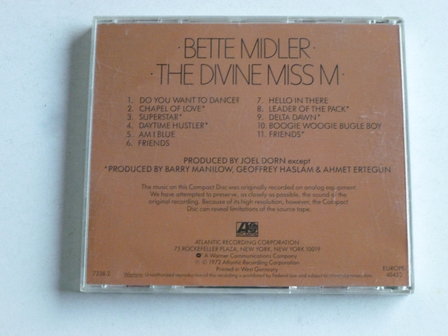 Bette Midler - The Divine Miss M (1972)