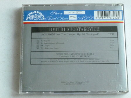Shostakovich - Symphony no. 7 &quot;Leningrad&quot; / Vaclav Neumann