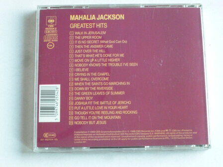 Mahalia Jackson - Greatest Hits (CBS)