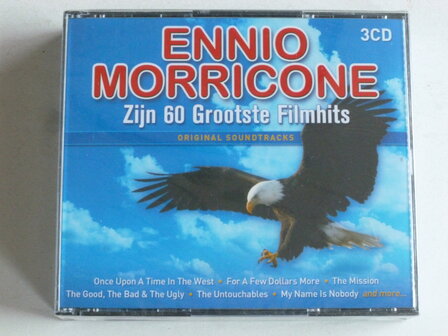 Ennio Morricone - Zijn 60 Grootste Filmhits / Original Soundtracks (3 CD) nieuw