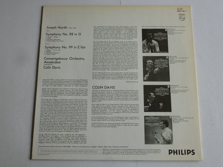 Haydn - Symphonies 88 and 99 / Colin Davis (LP)