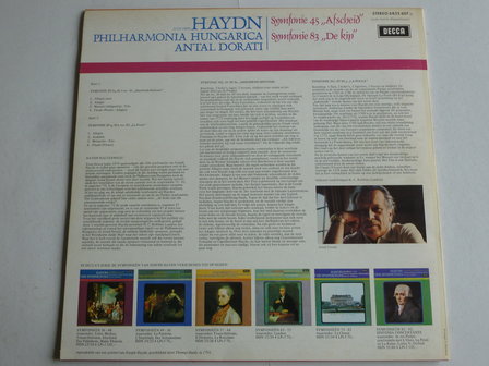 Haydn - Symfonie 45, 83 / Antal Dorati (LP)