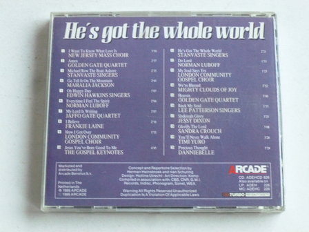 He&#039;s got the whole world (arcade)