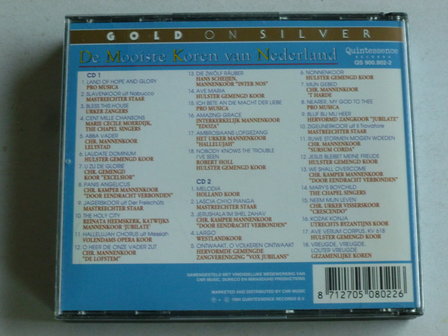 De Mooiste Koren van Nederland (Gold on Silver) 2 CD